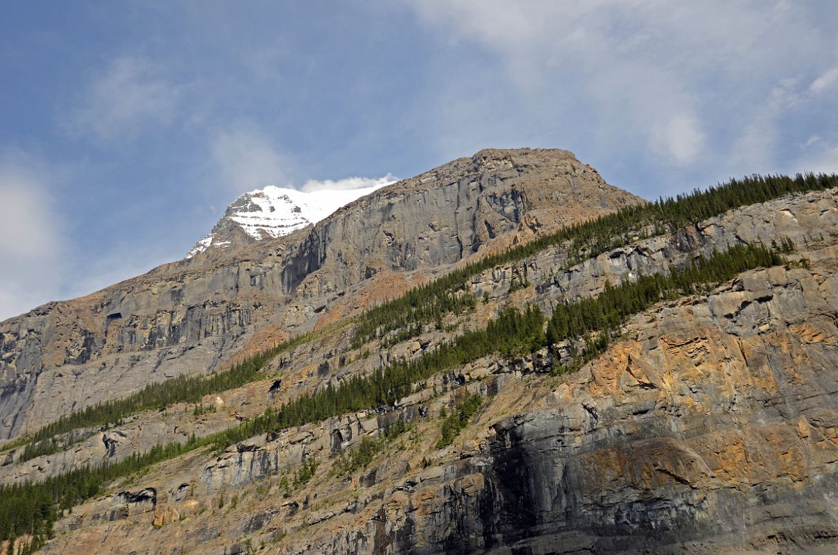 18 Mount Robson Pokes Above Ridge From Berg Lake Trail Between Whitehorn Camp And Kinney Lake